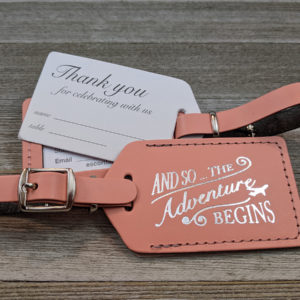 And So the Adventure Begins Luggage Tag