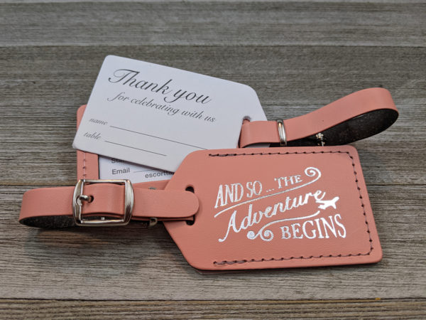 And So the Adventure Begins Luggage Tag