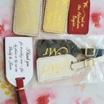 Personalized Luggage Tags to Match Your Theme