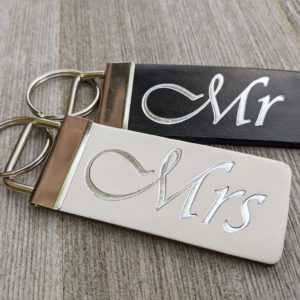 Mr. and Mrs. Luggage Tags